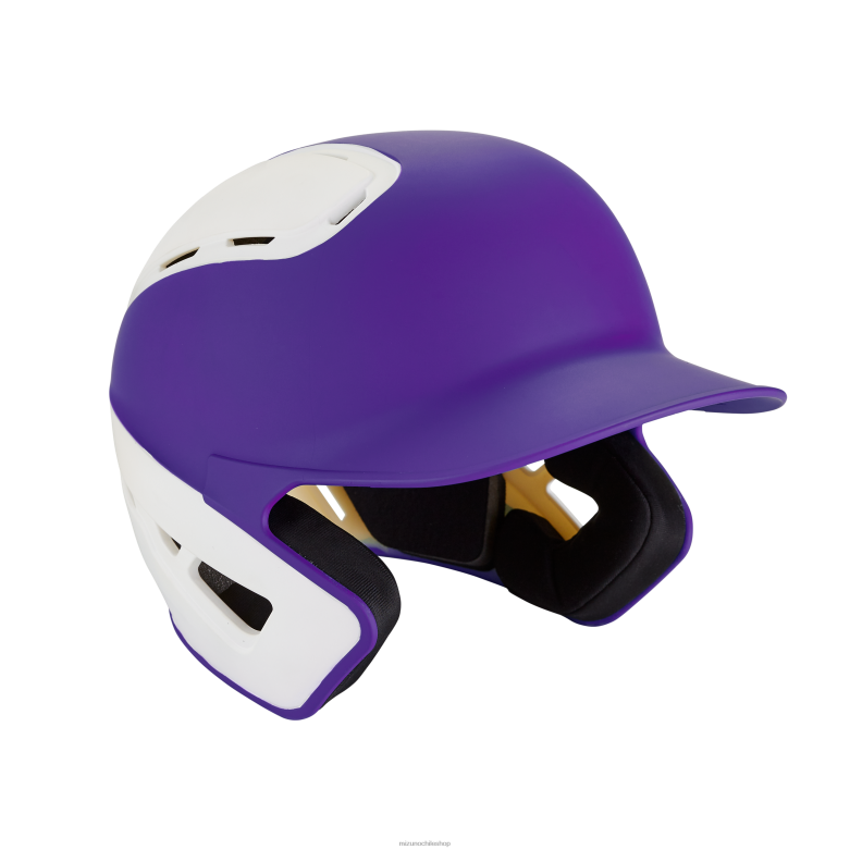 Mizuno casco de bateo de beisbol b6 blanco-morado(6000) unisexo accesorios ZH2D810 Mizuno Zapatos De Futbol