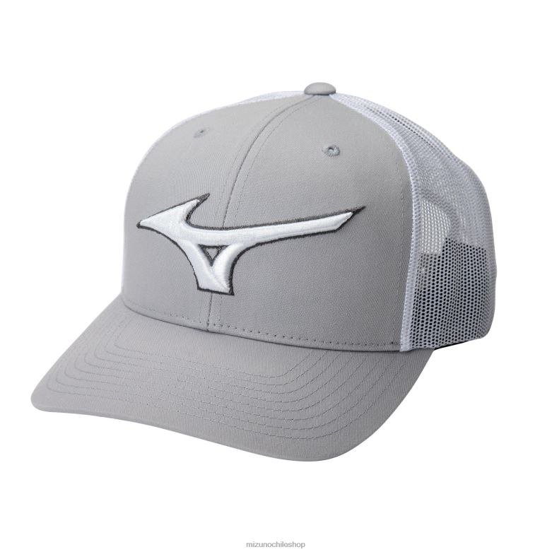 Mizuno gorra de camionero de diamantes blanco grisáceo(9100) unisexo accesorios ZH2D1132 Mizuno Chile