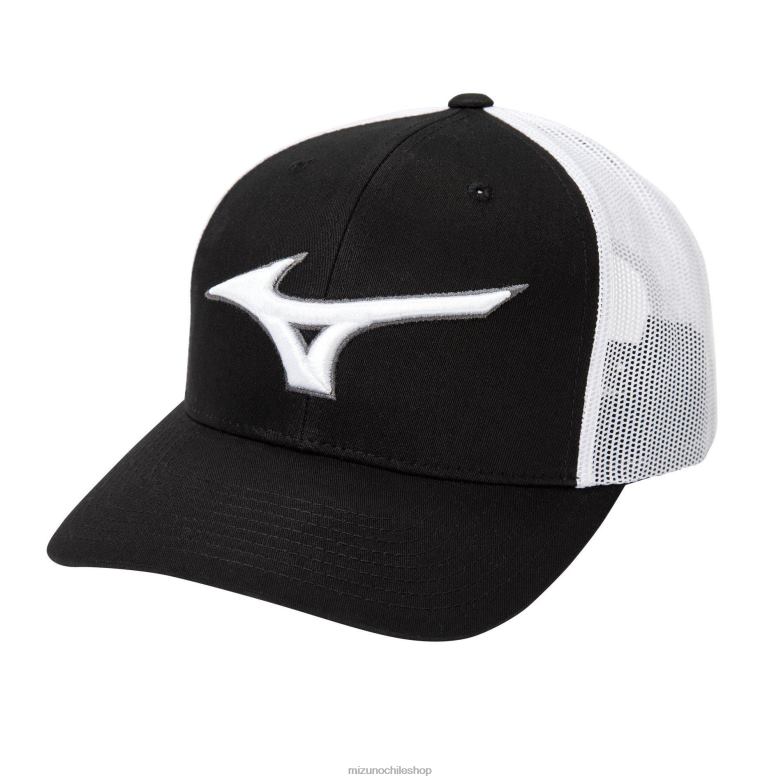 Mizuno gorra de camionero de diamantes blanco-negro(9000) unisexo accesorios ZH2D1131 Mizuno Zapatos De Futbol