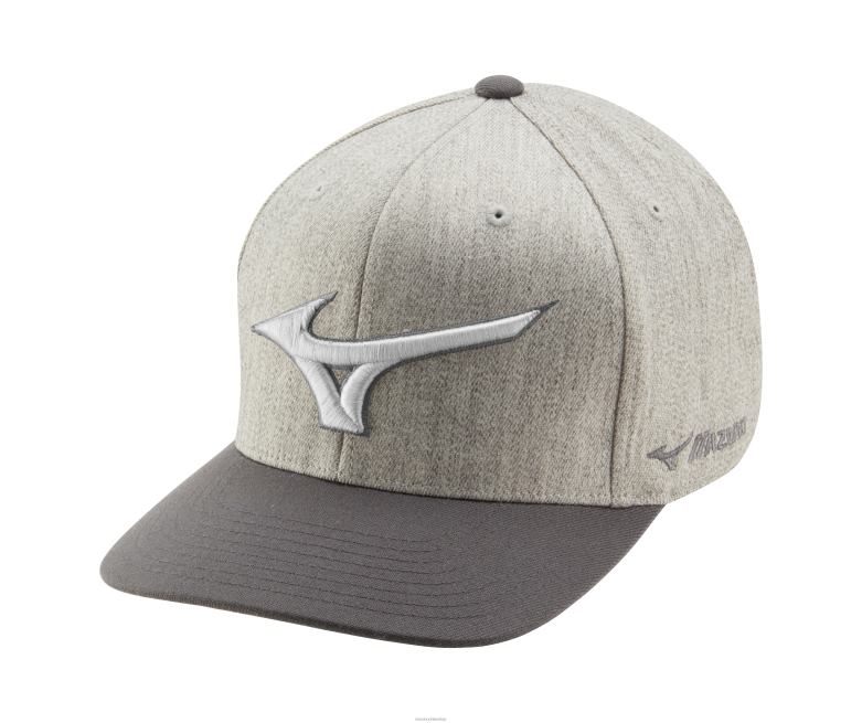 Mizuno gorra snapback con diamantes gris jaspeado(9595) unisexo accesorios ZH2D1127 Mizuno Zapatillas