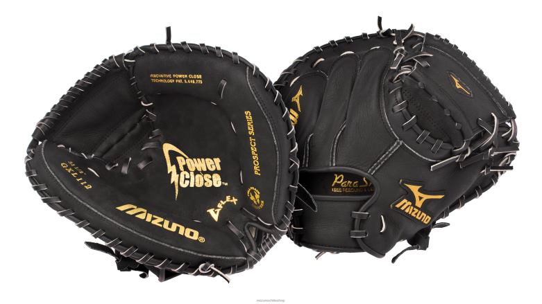 Mizuno Guante de receptor de béisbol de la serie Prospect de 31,5" negro (rg90) juventud accesorios ZH2D797 Mizuno Zapatillas