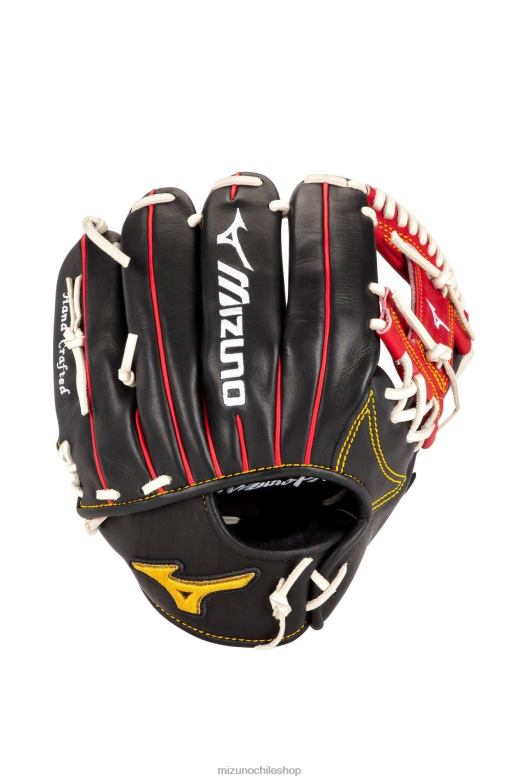 Mizuno guante de béisbol profesional michael chavis 11.75" negro-rojo (r901) unisexo accesorios ZH2D675 Mizuno Zapatos De Futbol