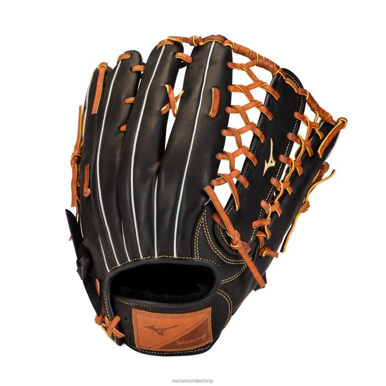 Mizuno seleccione 9 guantes de béisbol de campo de 12,5" negro-marrón(f980) unisexo accesorios ZH2D978 Mizuno Zapatos De Futbol