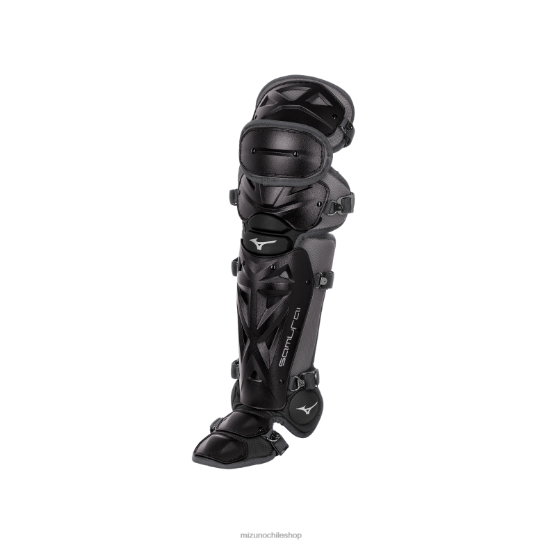 Mizuno espinilleras de béisbol samurai 14.5" negro-gris(9091) juventud accesorios ZH2D1100 Mizuno Zapatillas