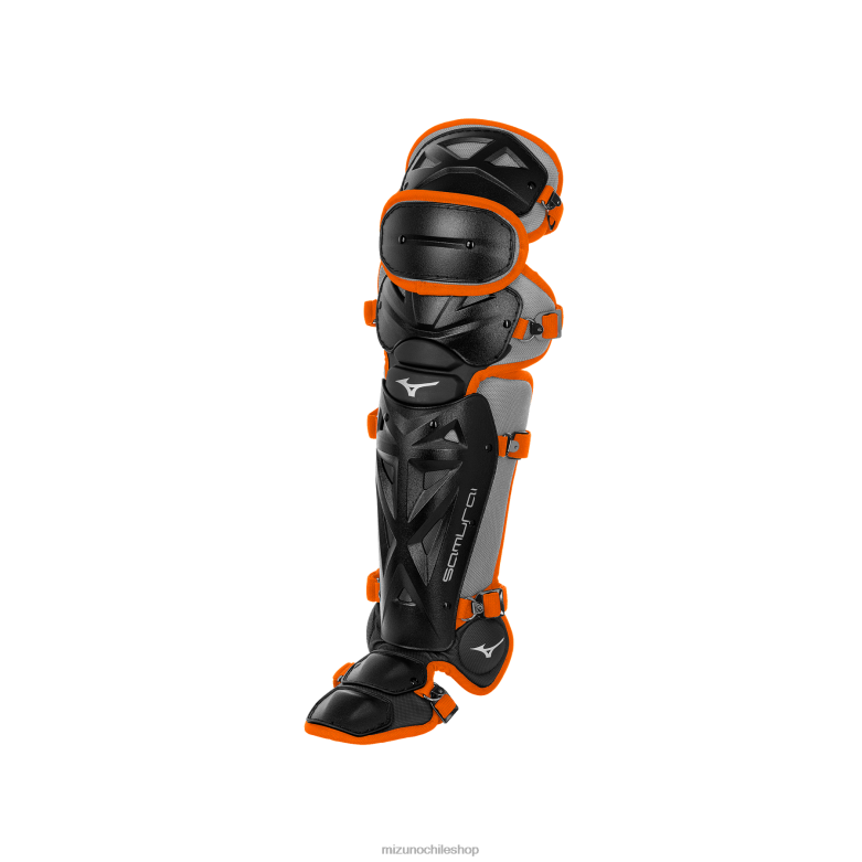 Mizuno espinilleras de béisbol samurai 14.5" negro-naranja(9020) juventud accesorios ZH2D1103 Mizuno Zapatillas