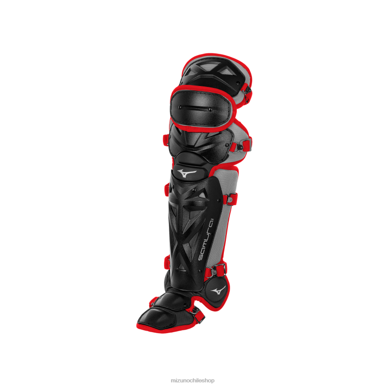 Mizuno espinilleras de béisbol samurai 14.5" negro-rojo(9010) juventud accesorios ZH2D1099 Mizuno Chile