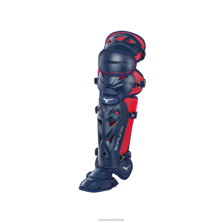 Mizuno espinilleras de béisbol samurai 14.5" rojo marino(5110) juventud accesorios ZH2D1101 Mizuno Zapatos De Futbol