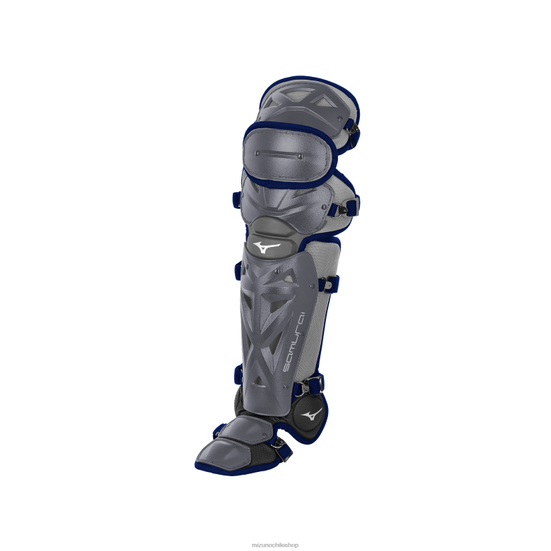 Mizuno espinilleras de béisbol samurai 16.5" gris-azul marino unisexo accesorios ZH2D971 Mizuno Zapatillas