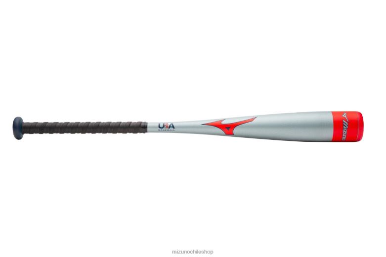 Mizuno Bate de béisbol de barril grande de aleación pwr (-10) gris-rojo(9110) juventud accesorios ZH2D679 Mizuno Chile