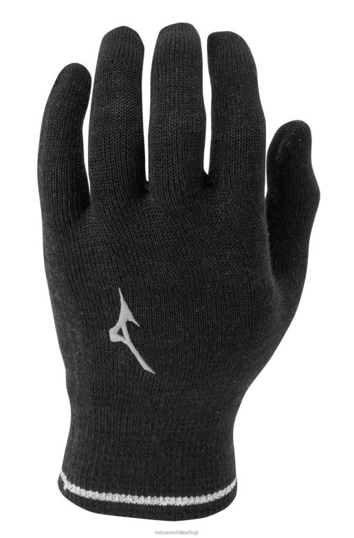 Mizuno guante de punto termo respirable negro(9090) unisexo accesorios ZH2D382 Mizuno Chile