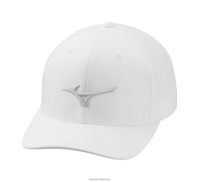 Mizuno gorra de golf ajustable con ventilación Tour blanco(0000) unisexo accesorios ZH2D420 Mizuno Zapatos De Futbol