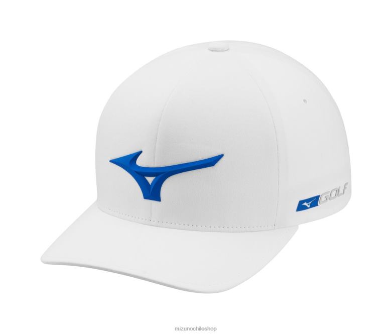 Mizuno gorra de golf ajustada tour delta blanco(0000) unisexo accesorios ZH2D414 Mizuno Zapatos De Futbol