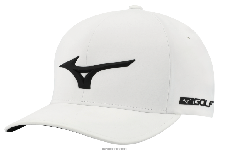 Mizuno gorra de golf ajustada tour delta blanco-negro(0090) unisexo accesorios ZH2D416 Mizuno Zapatillas