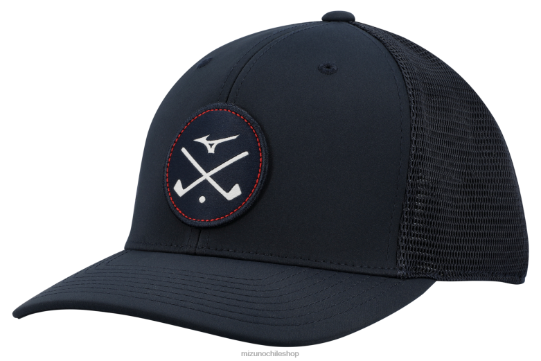 Mizuno gorra de golf con palos cruzados y malla trasera azul marino(5151) unisexo accesorios ZH2D499 Mizuno Chile