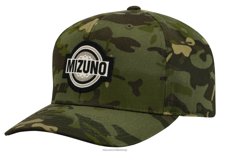 Mizuno gorra de golf con parche multicamuflaje (pr59) unisexo accesorios ZH2D495 Mizuno Zapatos De Futbol