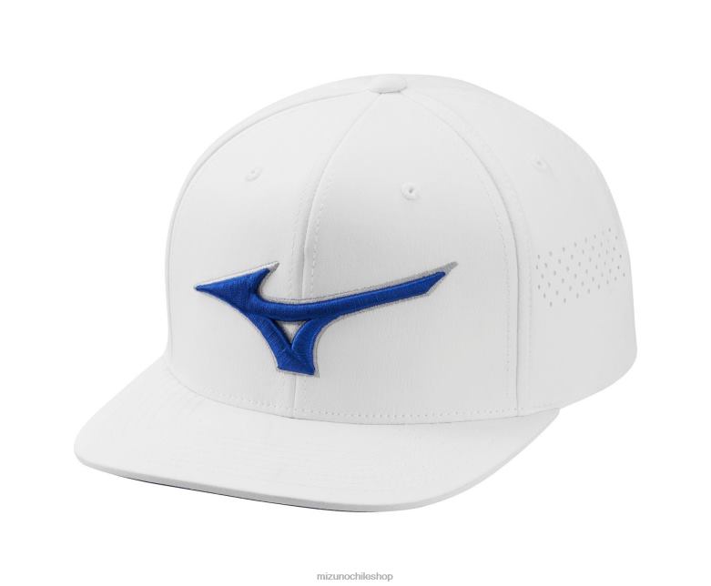 Mizuno gorra de golf snapback plana blanco(0000) unisexo accesorios ZH2D426 Mizuno Zapatos De Futbol