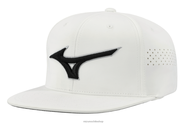 Mizuno gorra de golf snapback plana blanco-negro(0090) unisexo accesorios ZH2D427 Mizuno Chile