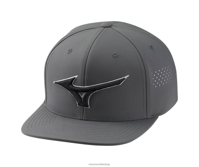 Mizuno gorra de golf snapback plana carbón oscuro(9494) unisexo accesorios ZH2D431 Mizuno Zapatillas