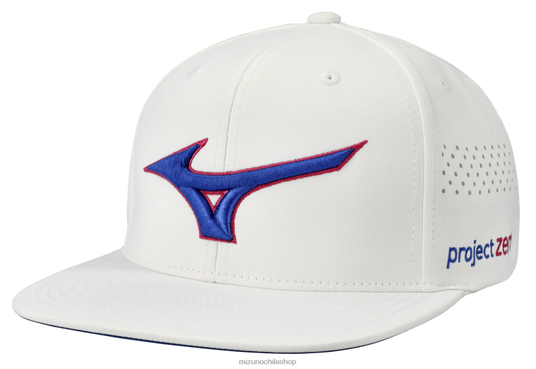 Mizuno gorra plana project zero tour blanco-rosa(0013) unisexo accesorios ZH2D486 Mizuno Zapatos De Futbol