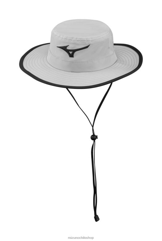Mizuno sombrero de sol de gira gris acero-negro(9m90) unisexo accesorios ZH2D448 Mizuno Chile