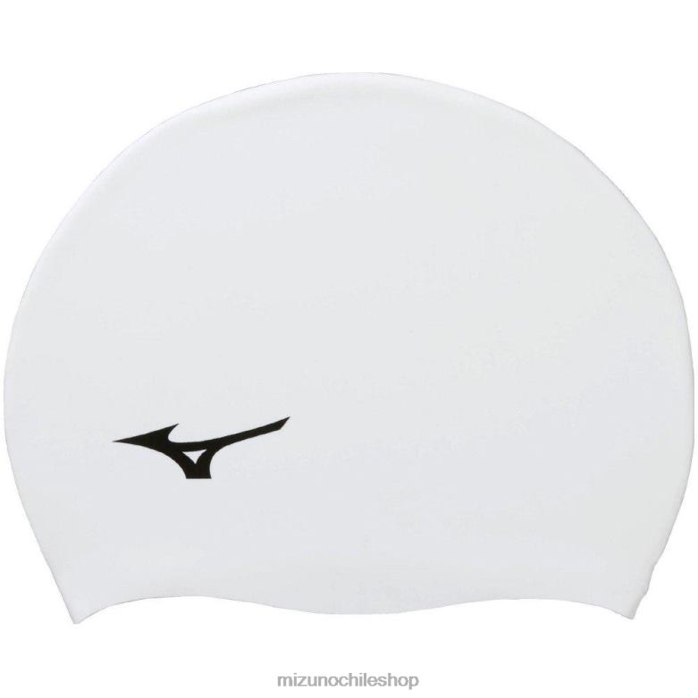 Mizuno gorro de natación de silicona blanco(0000) unisexo accesorios ZH2D2679 Mizuno Zapatos De Futbol