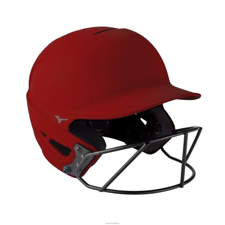 Mizuno Casco de bateo de softbol de lanzamiento rápido f6, color sólido cardenal(1212) unisexo accesorios ZH2D1823 Mizuno Zapatillas