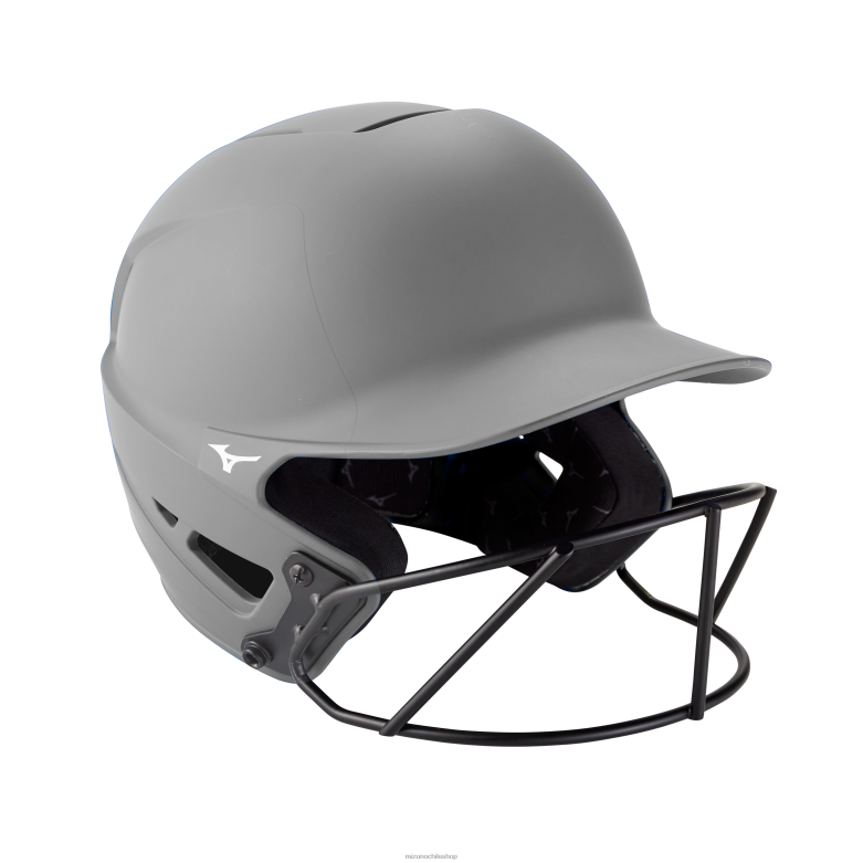 Mizuno Casco de bateo de softbol de lanzamiento rápido f6, color sólido gris(9191) unisexo accesorios ZH2D1829 Mizuno Zapatillas