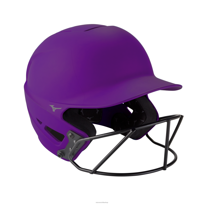Mizuno Casco de bateo de softbol de lanzamiento rápido f6, color sólido morado(6060) unisexo accesorios ZH2D1828 Mizuno Chile