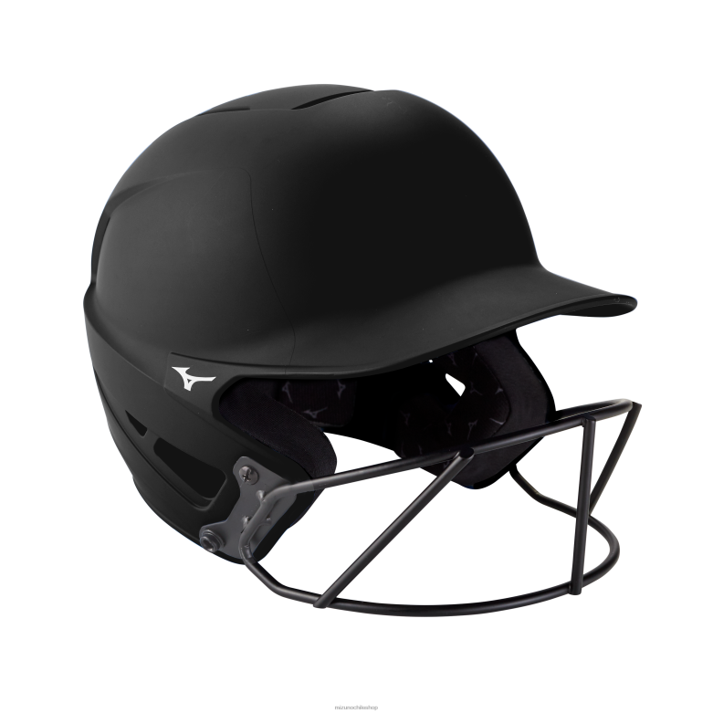 Mizuno Casco de bateo de softbol de lanzamiento rápido f6, color sólido negro(9090) unisexo accesorios ZH2D1821 Mizuno Zapatos De Futbol