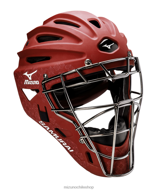 Mizuno Casco de receptor de softbol de lanzamiento rápido samurai-g4 cardenal(1212) mujer accesorios ZH2D1858 Mizuno Chile