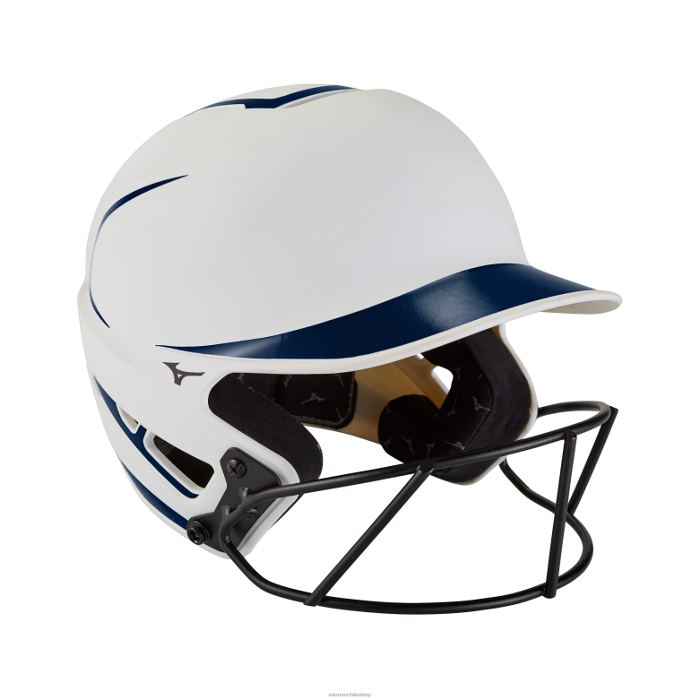 Mizuno casco de bateo de softbol de lanzamiento rápido f6 blanco-azul marino(0051) juventud accesorios ZH2D1778 Mizuno Zapatillas
