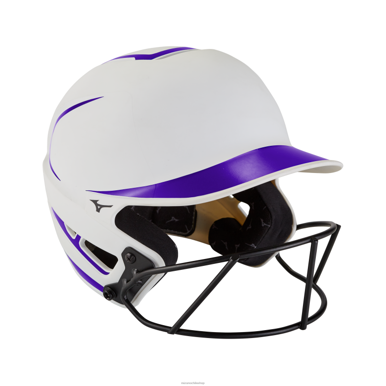 Mizuno casco de bateo de softbol de lanzamiento rápido f6 blanco-violeta(0060) unisexo accesorios ZH2D1816 Mizuno Chile