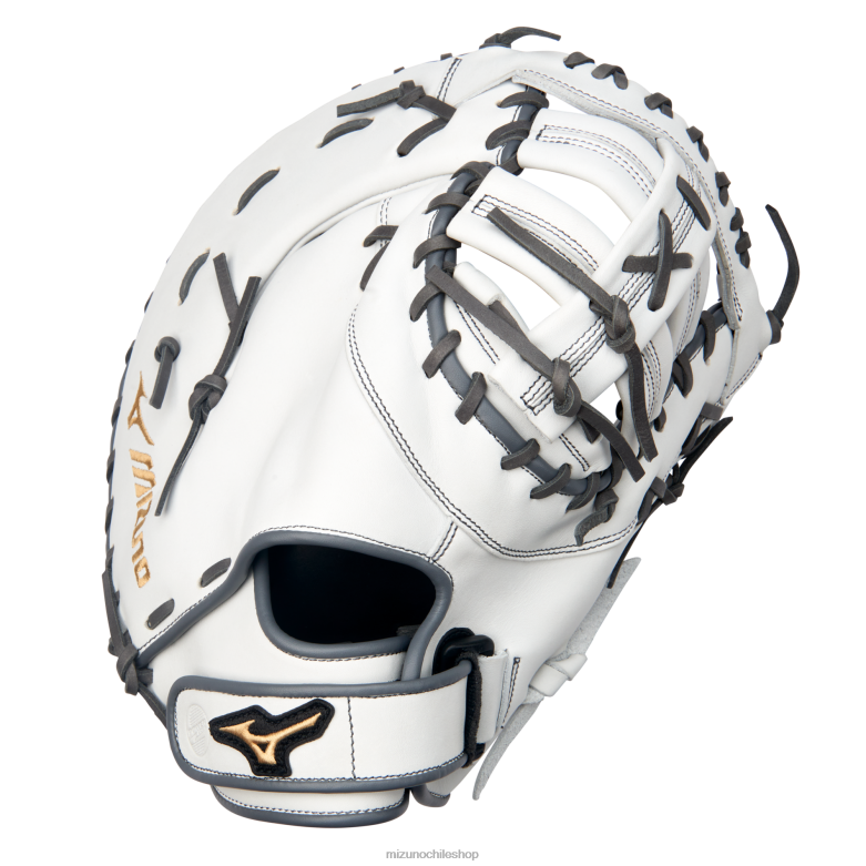 Mizuno Guante de primera base de softbol de lanzamiento rápido mvp prime 13" blanco-gris(f091) unisexo accesorios ZH2D1654 Mizuno Chile