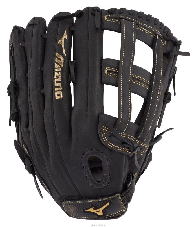 Mizuno Guante de softbol de lanzamiento lento Premier Series de 13" negro-oro(r974) unisexo accesorios ZH2D1869 Mizuno Zapatos De Futbol