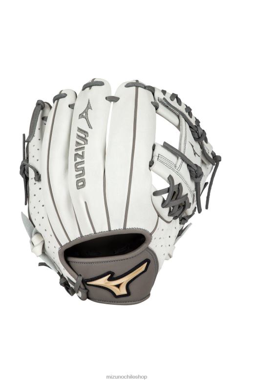 Mizuno Guante de softbol de lanzamiento rápido Prime Elite para infield/lanzador de 11.75" blanco-gris (r091) unisexo accesorios ZH2D1708 Mizuno Chile