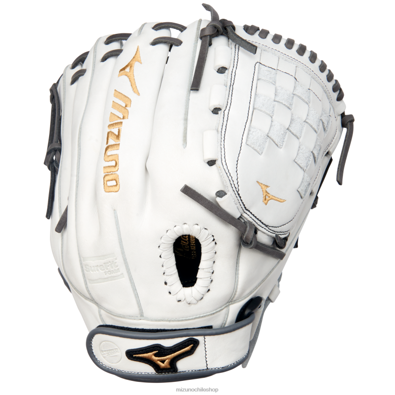 Mizuno Guante de softbol de lanzamiento rápido mvp prime 12" blanco-gris(r091) unisexo accesorios ZH2D1672 Mizuno Chile