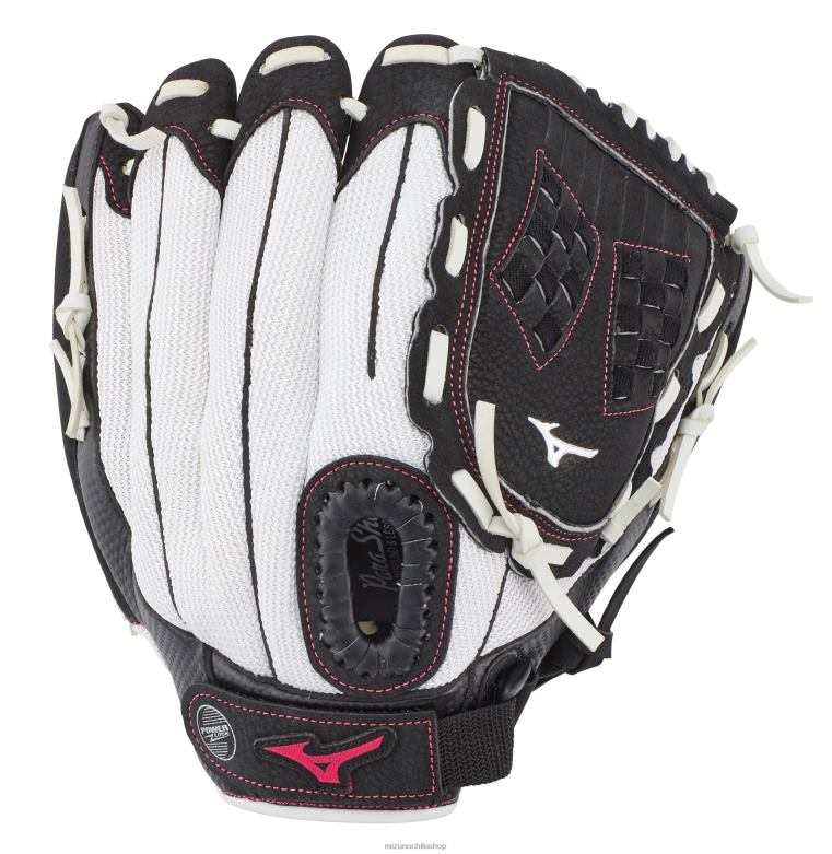 Mizuno guante de softbol serie prospect finch 11.5" blanco/negro juventud accesorios ZH2D1776 Mizuno Zapatos De Futbol