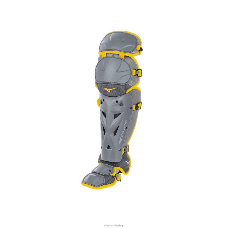 Mizuno Espinilleras de softbol de lanzamiento rápido samurai 16" amarillo grisáceo mujer accesorios ZH2D1784 Mizuno Zapatillas