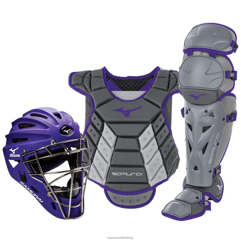 Mizuno Juego de equipo de receptor samurai en caja (13-14") gris-violeta mujer accesorios ZH2D1840 Mizuno Chile