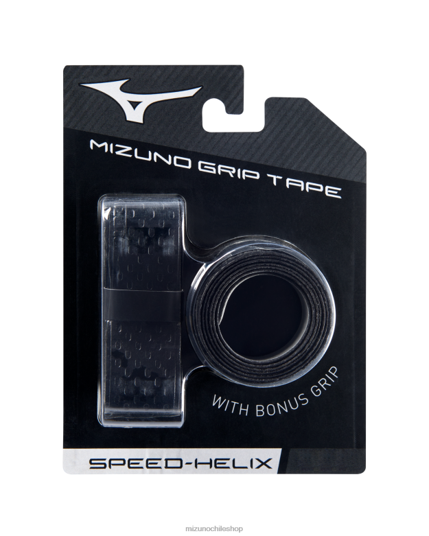 Mizuno Cinta de agarre para bate Speed ​​Helix (paquete de 2) 1,75 mm negro(9090) unisexo accesorios ZH2D559 Mizuno Chile