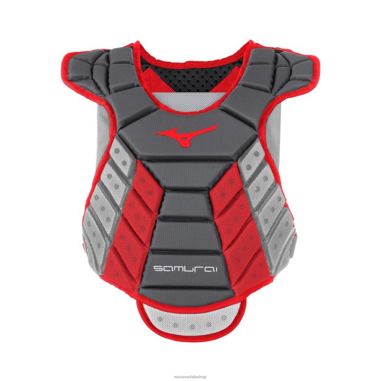 Mizuno Protector de pecho de softbol de lanzamiento rápido samurai 13'' gris-rojo(9110) mujer accesorios ZH2D1729 Mizuno Chile