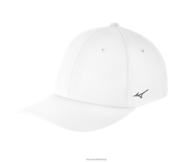 Mizuno gorra del equipo ajustada y elástica blanco(0000) unisexo accesorios ZH2D566 Mizuno Zapatillas