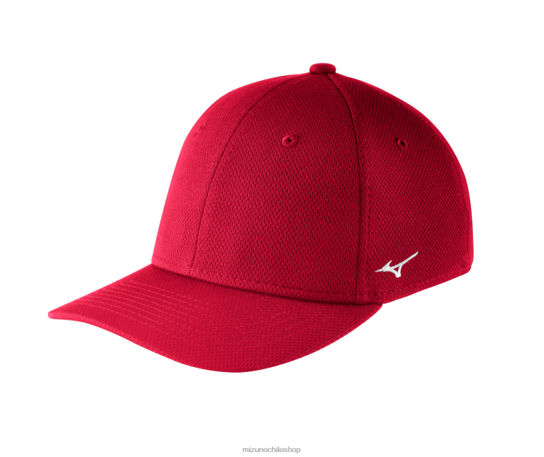 Mizuno gorra del equipo ajustada y elástica rojo(1010) unisexo accesorios ZH2D568 Mizuno Chile