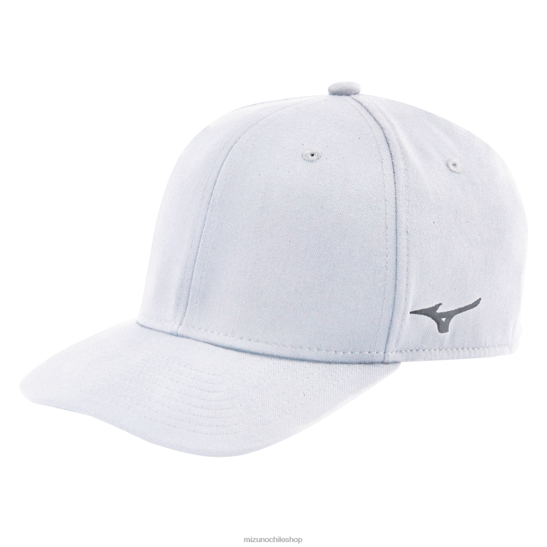 Mizuno gorra profesional ajustada blanco(0000) unisexo accesorios ZH2D531 Mizuno Zapatos De Futbol