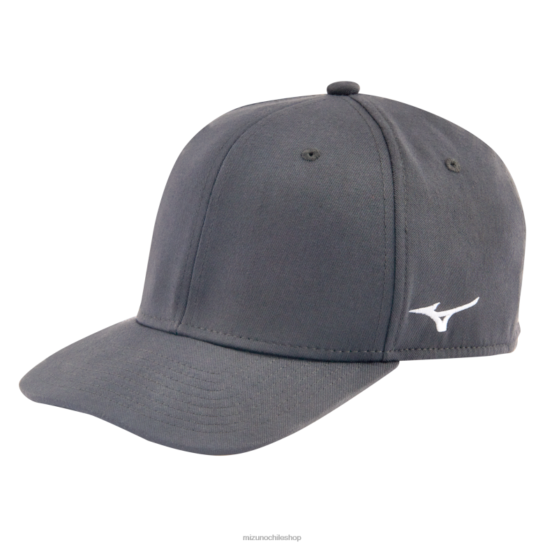 Mizuno gorra profesional ajustada gris(9191) unisexo accesorios ZH2D536 Mizuno Zapatillas