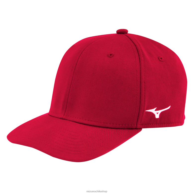 Mizuno gorra profesional ajustada rojo(1010) unisexo accesorios ZH2D533 Mizuno Zapatillas