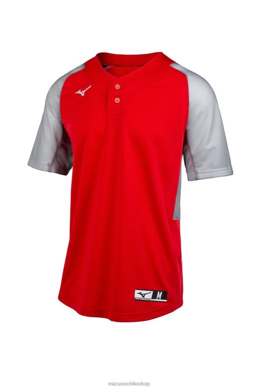 Mizuno camiseta de béisbol aerolite con 2 botones rojo-gris(1091) juventud vestir ZH2D1269 Mizuno Zapatos De Futbol Mizuno camiseta de béisbol aerolite con 2 botones rojo-gris(1091) juventud vestir ZH2D1269 Mizuno Zapatos De Futbol