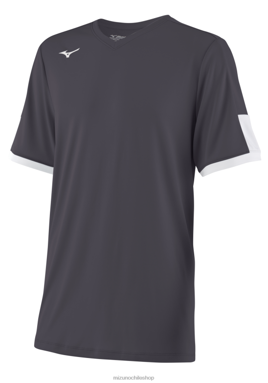 Mizuno camiseta de béisbol aerolite con cuello en v blanco carbón(9200) hombres vestir ZH2D1237 Mizuno Chile