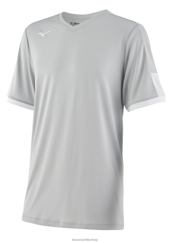Mizuno camiseta de béisbol aerolite con cuello en v blanco grisáceo(9100) juventud vestir ZH2D1261 Mizuno Chile