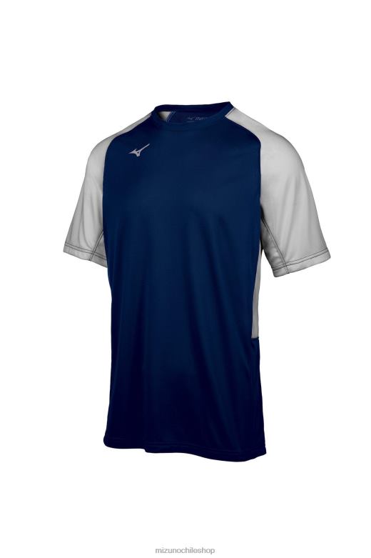 Mizuno camiseta de béisbol del equipo aerolite gris marino(5191) juventud vestir ZH2D1278 Mizuno Zapatos De Futbol